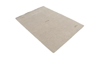 Greige Tribal 4X6 Gabbeh Modern Rug
