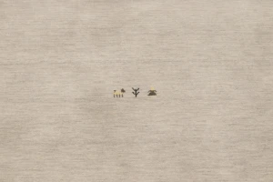 Greige Tribal 6X9 Gabbeh Modern Rug