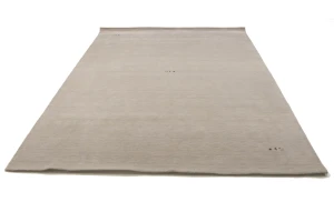 Greige Tribal 9X12 Gabbeh Modern Rug
