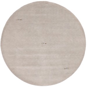 Greige Tribal 6X6 Gabbeh Modern Round Rug