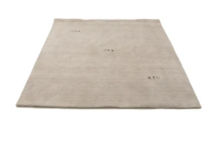Greige Tribal 8X8 Gabbeh Modern Square Rug