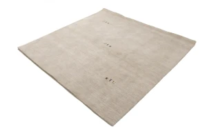 Greige Tribal 8X8 Gabbeh Modern Square Rug