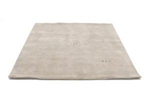 Greige Tribal 8X8 Gabbeh Modern Square Rug