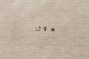 Greige Tribal 8X8 Gabbeh Modern Square Rug