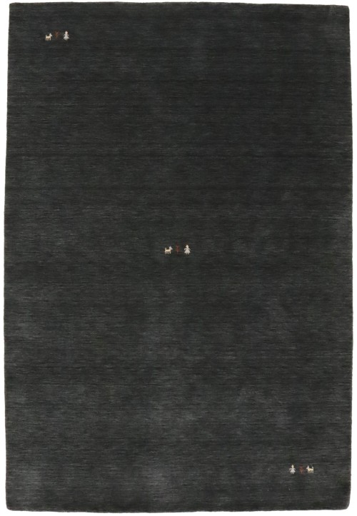 Charcoal Tribal 5X8 Gabbeh Modern Rug