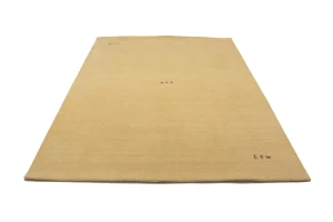 Cream Tribal 5X8 Gabbeh Modern Rug