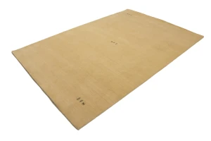 Cream Tribal 5X8 Gabbeh Modern Rug