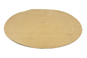 Cream Tribal 8X8 Gabbeh Modern Round Rug