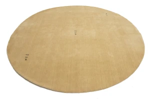 Cream Tribal 8X8 Gabbeh Modern Round Rug