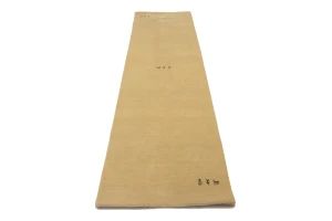 Cream Tribal 3X10 Gabbeh Modern Runner Rug