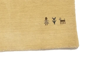 Cream Tribal 3X10 Gabbeh Modern Runner Rug