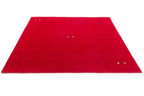 Red Tribal 8X8 Gabbeh Modern Square Rug