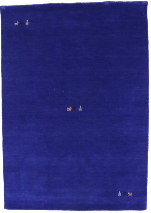 Royal Blue Tribal 4X6 Gabbeh Modern Rug