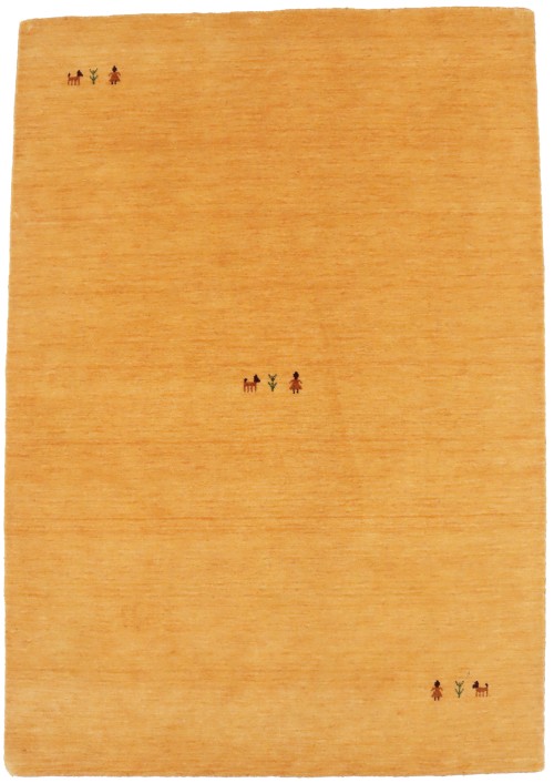 Golden Peach Tribal 3X5 Gabbeh Modern Rug