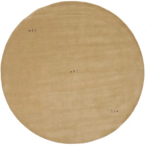 Beige Tribal 6X6 Gabbeh Modern Round Rug