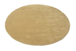 Beige Tribal 6X6 Gabbeh Modern Round Rug