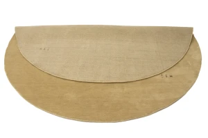 Beige Tribal 6X6 Gabbeh Modern Round Rug