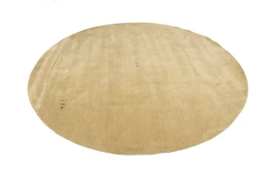 Beige Tribal 6X6 Gabbeh Modern Round Rug