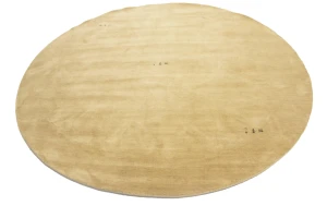 Beige Tribal 6X6 Gabbeh Modern Round Rug