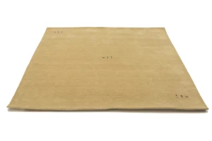 Beige Tribal 8X8 Gabbeh Modern Square Rug