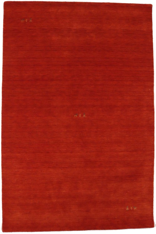 Orange-red Tribal 5X8 Gabbeh Modern Rug