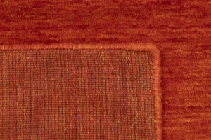 Orange-red Tribal 8X8 Gabbeh Modern Square Rug
