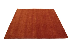 Orange-red Tribal 8X8 Gabbeh Modern Square Rug
