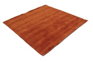 Orange-red Tribal 8X8 Gabbeh Modern Square Rug