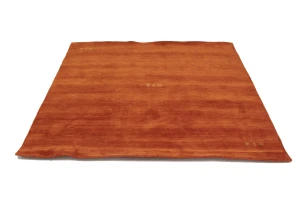 Orange-red Tribal 8X8 Gabbeh Modern Square Rug