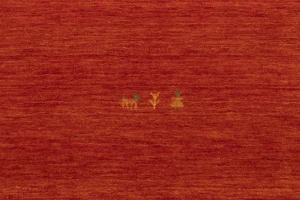 Orange-red Tribal 8X8 Gabbeh Modern Square Rug