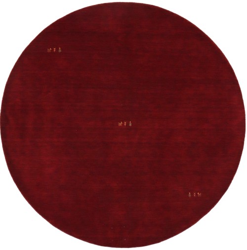 Maroon Red Tribal 8X8 Gabbeh Modern Round Rug