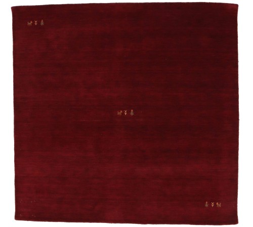 Maroon Red Tribal 6X6 Gabbeh Modern Square Rug