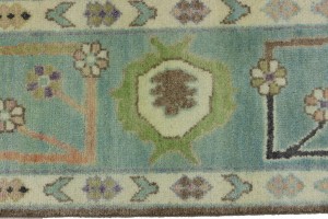 Floral Colorfast 9X12 Oushak Chobi Oriental Rug