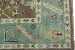 Floral Colorfast 9X12 Oushak Chobi Oriental Rug