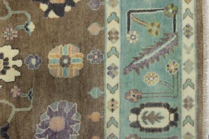 Floral Colorfast 9X12 Oushak Chobi Oriental Rug