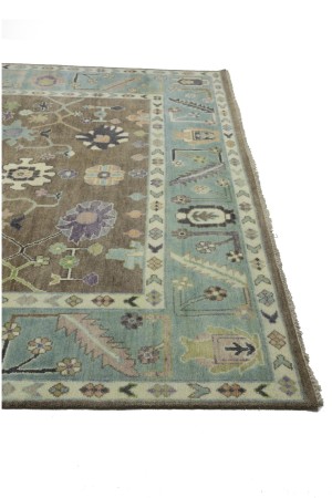 Floral Colorfast 9X12 Oushak Chobi Oriental Rug