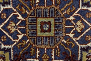 Cream Geometric 8X10 Heriz Serapi Oriental Rug