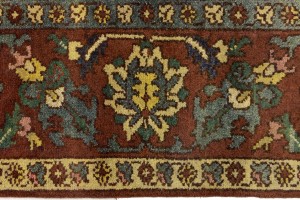 Rusty Red Floral Tribal 8X10 Chobi Serapi Oriental Rug