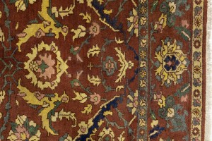 Rusty Red Floral Tribal 8X10 Chobi Serapi Oriental Rug