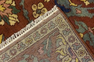 Rusty Red Floral Tribal 8X10 Chobi Serapi Oriental Rug
