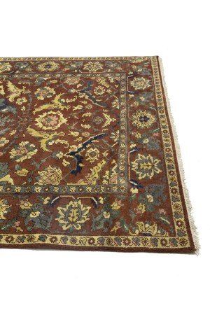 Rusty Red Floral Tribal 8X10 Chobi Serapi Oriental Rug