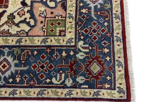 Red Geometric 9X12 Heriz Serapi Oriental Rug