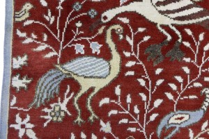 Red Pictorial Tribal 8X10 Chobi Oriental Rug