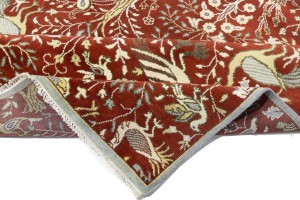 Red Pictorial Tribal 8X10 Chobi Oriental Rug