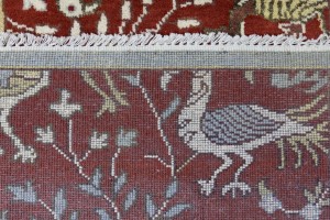 Red Pictorial Tribal 8X10 Chobi Oriental Rug