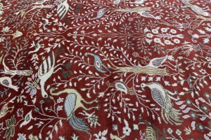 Red Pictorial Tribal 8X10 Chobi Oriental Rug