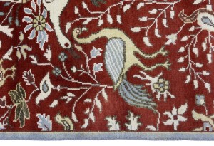 Red Pictorial Tribal 8X10 Chobi Oriental Rug