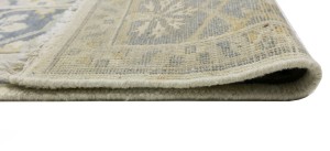 Cream Floral 8X10 Oushak Oriental Rug