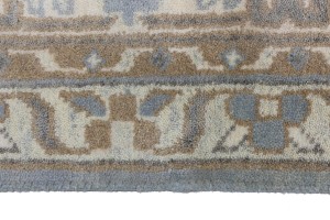 Gray Floral 13X18 Oushak Oriental Rug