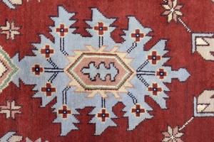 Rusty Red Geometric 12X18 Heriz Serapi Oriental Rug